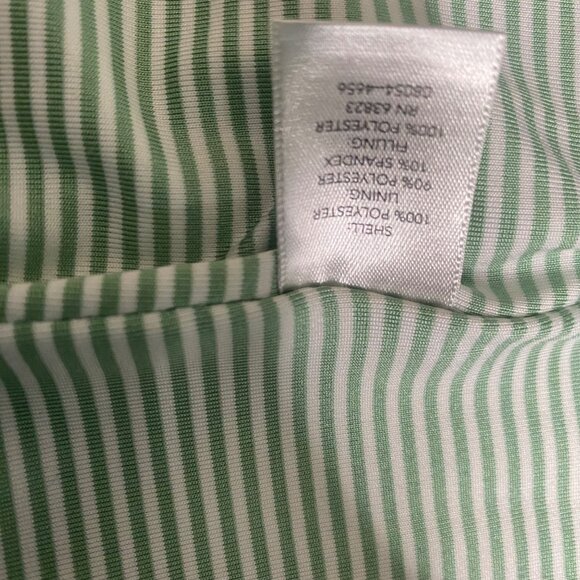 Christopher & Banks Quilted Vest Womens L Green Zip-Up Puffer Casual - Picture 7 of 10